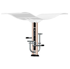 双柱坐蹬器(图3) 双柱坐蹬器(图3)